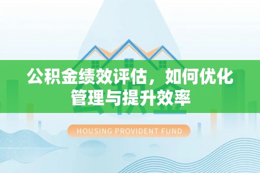 偏关公积金绩效评估，如何优化管理与提升效率