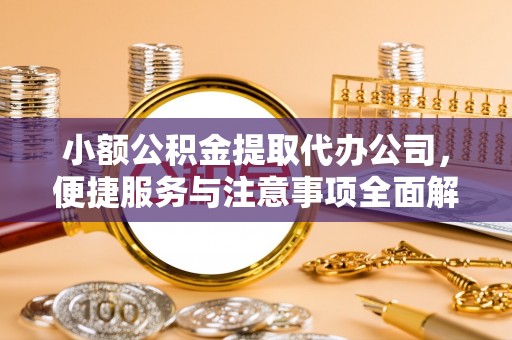 偏关小额公积金提取代办公司，便捷服务与注意事项全面解析