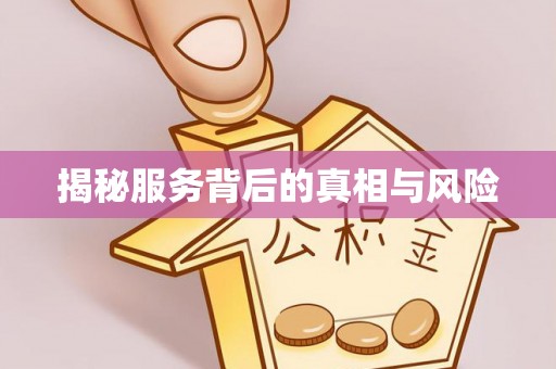 偏关揭秘服务背后的真相与风险