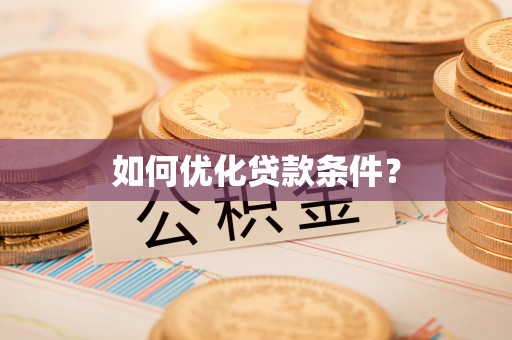 偏关如何优化贷款条件？