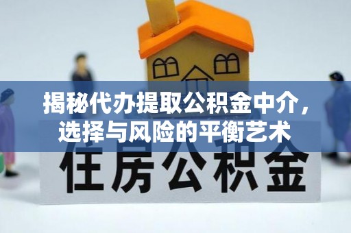 偏关揭秘代办提取公积金中介，选择与风险的平衡艺术