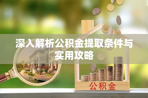偏关深入解析公积金提取条件与实用攻略