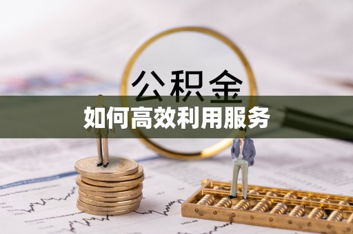偏关如何高效利用服务
