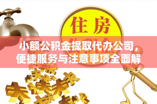 偏关小额公积金提取代办公司，便捷服务与注意事项全面解析