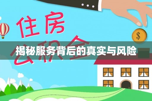 偏关揭秘服务背后的真实与风险