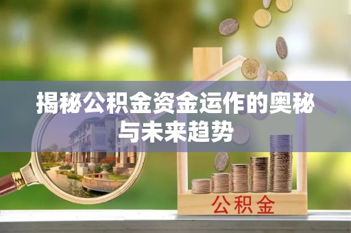 偏关揭秘公积金资金运作的奥秘与未来趋势