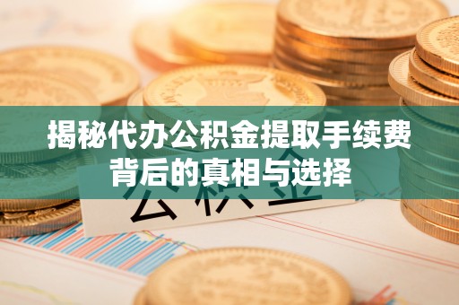 偏关揭秘代办公积金提取手续费背后的真相与选择