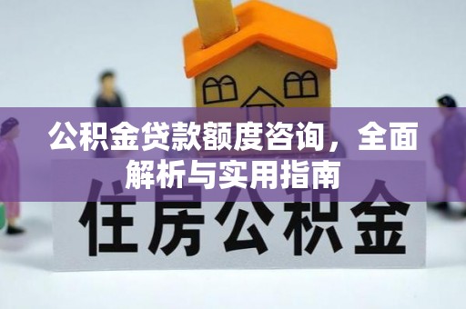 偏关公积金贷款额度咨询，全面解析与实用指南