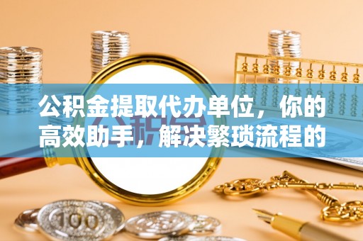 偏关公积金提取代办单位，你的高效助手，解决繁琐流程的不二之选
