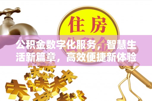 偏关公积金数字化服务，智慧生活新篇章，高效便捷新体验